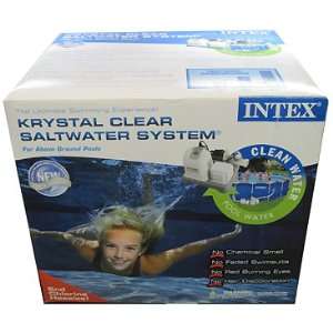 Intex Krystal Clear Saltwater System   Fresh, Clean Water with Almost 