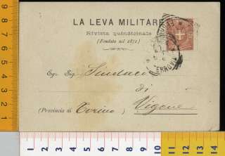 9271] MILITARE   ROMA COMMERCIALE LA LEVA MILITARE 1901  