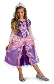 Disney Tangled Rapunzel Lamé Deluxe Toddler/Child Costume for 