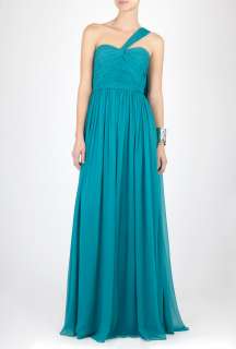 Notte by Marchesa  Full Length Draped Bodice Dress by Notte by 