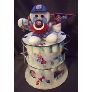  Baseball Diaper Cake Baby Shower Gift Centerpiece 