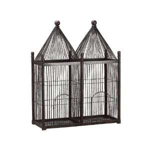  Antique Bird Cage 10W24Lx30H Russet Patio, Lawn & Garden
