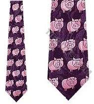  PIG Animal TIES Neckties pigs Clothing