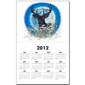 Calendar Print w Current Year Deer Moon Deer Hunting