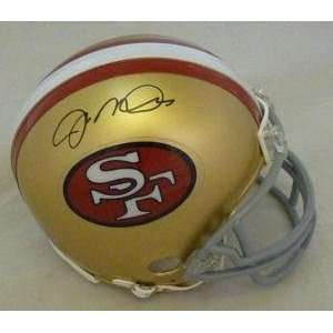  Signed Joe Montana Mini Helmet   Riddell   Autographed NFL 