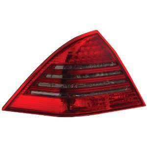  Anzo USA 321111 Mercedes Benz Crystal Lens Red/Smoke LED 