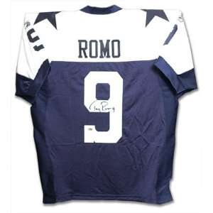  Tony Romo Signed Cowboys Throwback Jersey Official Sports 