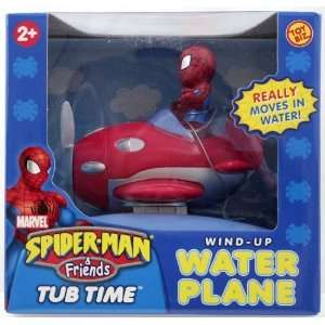  Spider Man and Friend Tub Time Wind Up Water Plane Toys 