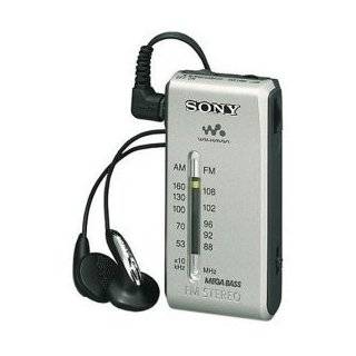 Sony SRF S84 FM/AM Super Compact Radio Walkman with Sony MDR Fontopia 