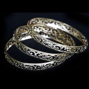 14K/18K Yellow Gold Designer Moroccan Style Bracelet  