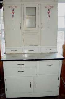 1940s~50s vintage Hoosier Cabinet with flour mill  