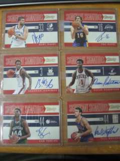 2010 11 Classic Significant Signatures Auto Set Bill RUSSELL, KOBE 