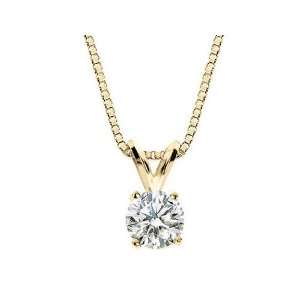  Premium Quality Diamond Solitaire Pendant 2/3 Carat (ctw 