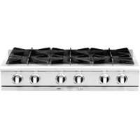 Capital CGRT362G2 N 36 Gas Range Top with 4 Open Burners & 12 Thermo 