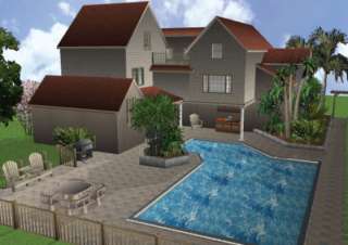 3D Home Architect Landscape Design Plan Deluxe Win/Mac  