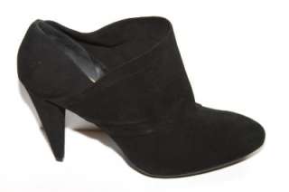   A3548 Black Suede Astrid Bootie Pump High Heel Shoes US 9.5b NWOB $178