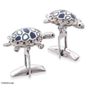  Cufflinks, Trendy Turtles Jewelry