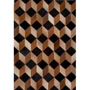   Rugs KCH03BB 9x12 Kyle Cowhide KCH03 Brown Black 9x12 Contemporary Rug