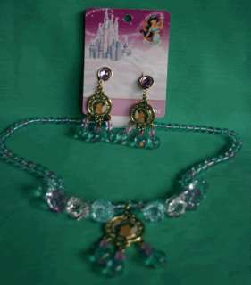 PRINCESA JASMINE NECKLACE EARRING COSTUMEJEWELRY DE DISNEY