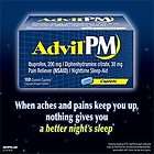 180 Tablets Advil PM Ibuprofen Nighttime Sleep Aid Sleeping Pills Pain 