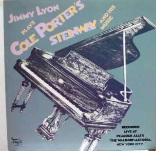 JIMMY LYON plays cole porter steinway music LP SR 9034  