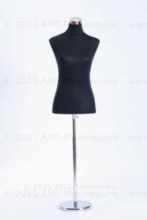   torso  full pinnable adjustable dress form   Black Fabric H 88  