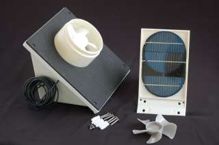Solar Powered Wall Vent Fan Air Ventilator Extractor Panel Green 