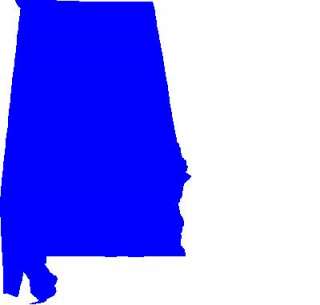 Coroplast Alabama Shape Sign Choose Size & Color Make Your Own Sign 
