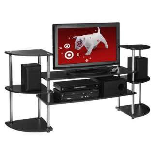 Black Multi Level TV Stand.Opens in a new window