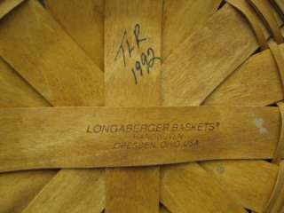 1992 LONGABERGER Crisco American Cookie Basket  