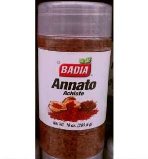 BADIA ANNATTO SEED FOR COOKING 10 OZ ACHIOTE ANNATO SPICE SEASONING 