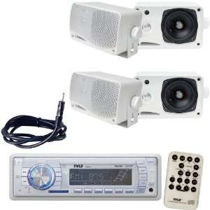   System (White)   PLMRNT1 22 Weather Resistant Radio AM/FM Marine Wire
