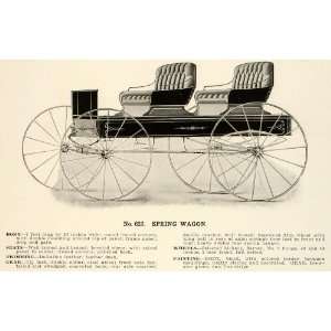  1912 Ad Antique Spring Wagon No. 623 Farm Equipment 