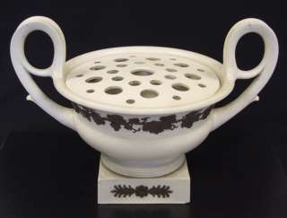 Antique 19thC Wedgwood Stoneware Jasperware Krater Vase  