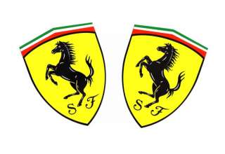  Ferrari stickers. These are the Scuderia Ferrari shield stickers 