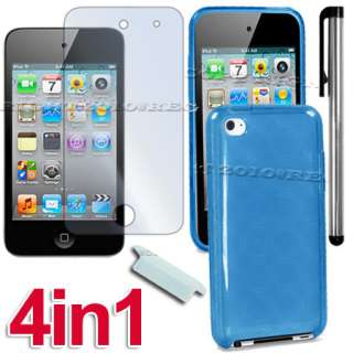   COVER SCREEN PROTECTOR STYLUS FOR APPLE IPOD TOUCH 4TH GEN 4G  