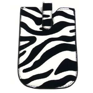  Samsung E720 Black And White Zebra Pouch / Case / Sleeve 