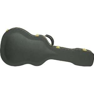   Archtop 000 Auditorium Acoustic Guitar Case Black Musical Instruments