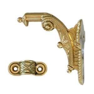  Bridgewater Handrail Bracket   Polished Brass