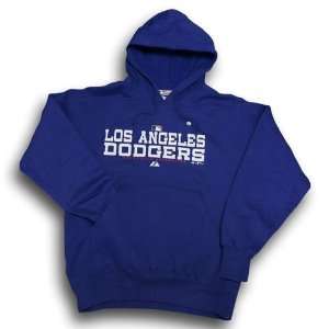  Los Angeles Dodgers MLB Authentic Collection Stack Hooded 