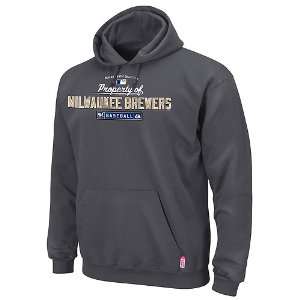 Milwaukee Brewers Authentic Collection Property Of Hooded Sweatshirt 