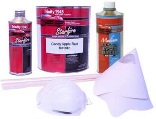 Candy Apple Red Metallic Acrylic Enamel Auto Paint Kit  