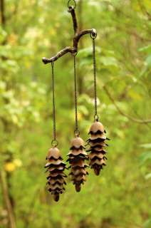 This outdoor wind chime is cast in premium brass and has been various 