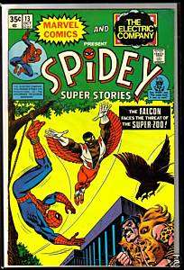 Spidey #13 SPIDERMAN, The FALCON vs The SUPER ZOO   VF  