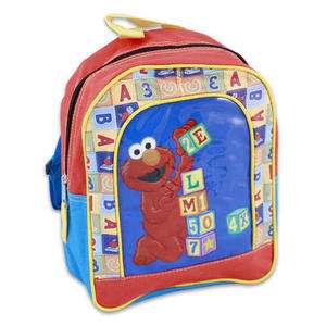 Sesame St Elmo Preschool Toddler Kids Mini BACKPACK BAG  