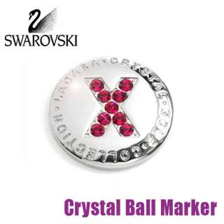 Swarovski Crystal Golf Ball Marker Set BMA  