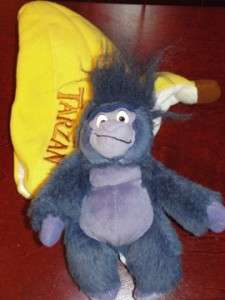   Applause Plush Gorilla Disney Stuffed Animal Toy Banana 8 Tall  