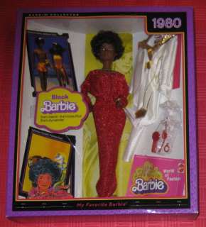 MY FAVORITE BARBIE DOLL 1980 BLACK DOLL REPRODUCTION  