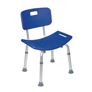 New Shower Seat Bath Chair Bench Stool Tub Medical Blue  