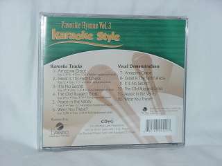 Favorite Hymns V1 V2 V3 Christian Karaoke NEW CD+G  